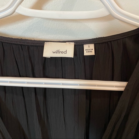 Aritzia Wilfred Tie Front Blouse - Picture 2 of 5